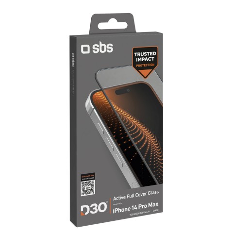 
Grūdintas stiklas su rėmeliu, skirtas iPhone 14 Pro Max D3O
