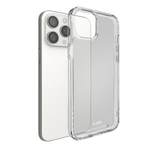 
iPhone 15 Pro D3O dėklas – permatomas
