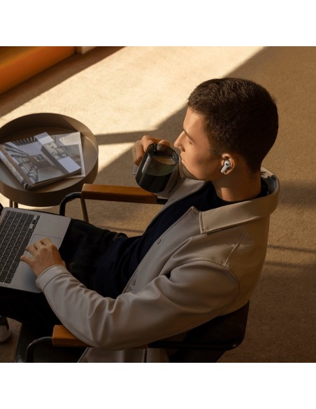 Storm 1 Bluetooth 5.2 TWS į ausis įdedamos belaidės ausinės su ANC/ENC baltos spalvos Storm 1 Bluetooth 5.2 TWS į ausis įdedamos belaidės ausinės su ANC/ENC baltos spalvos
