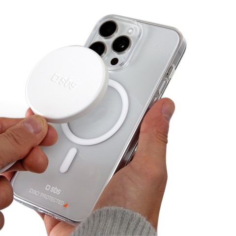 
„iPhone 15 Pro Max D3O MagSafe“ dėklas – permatomas
