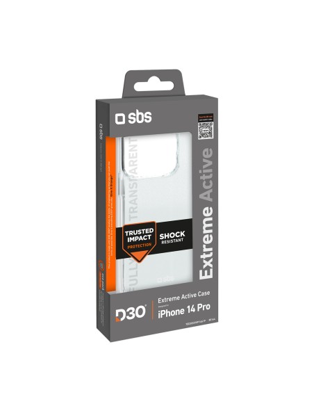 
iPhone 14 Pro D3O dėklas – skaidrus
