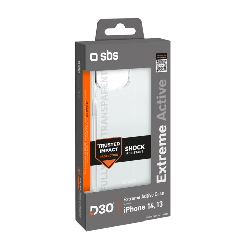 
iPhone 14/ 13 D3O dėklas - skaidrus
