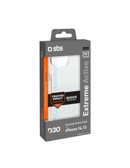 
iPhone 14/ 13 D3O dėklas - skaidrus
