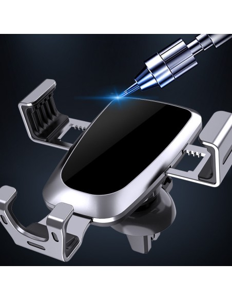 Gravitacinis išmaniojo telefono automobilinis laikiklis oro angai juodas Gravitacinis išmaniojo telefono automobilinis laikiklis oro angai juodas