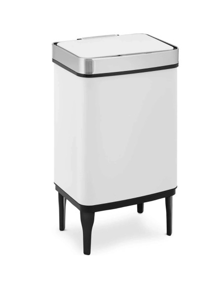 Automatinė šiukšlių dėžė ant kojų 45 l - balta Automatinė šiukšlių dėžė ant kojų 45 l - balta