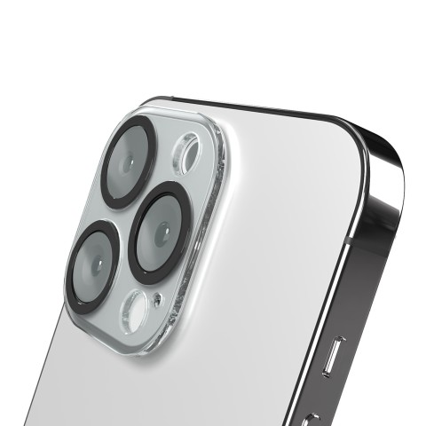 
iPhone 14 Pro / 14 Pro Max D3O grūdintas stiklas su kamera ir salele
