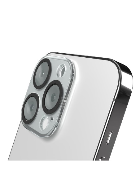
iPhone 14 Pro / 14 Pro Max D3O grūdintas stiklas su kamera ir salele
