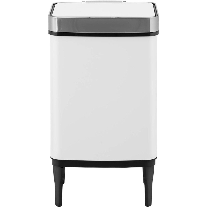 Automatinė šiukšlių dėžė ant kojų 45 l - balta