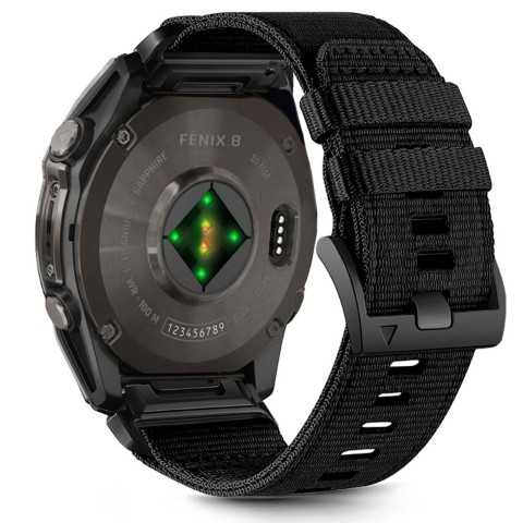 
Nailoninis dirželis Garmin Fenix 51mm telefonui – juodas
