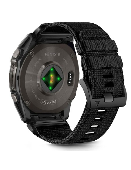 
Nailoninis dirželis Garmin Fenix 51mm telefonui – juodas
