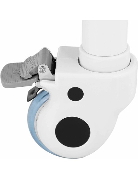 Kosmetinių procedūrų laboratorinis vežimėlis su 3 lentynomis 60 x 36 x 99 cm 30 kg