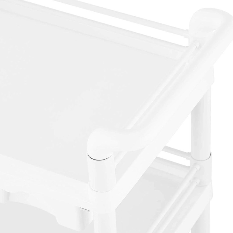 Kosmetinių procedūrų laboratorinis vežimėlis su 3 lentynomis 60 x 36 x 99 cm 30 kg