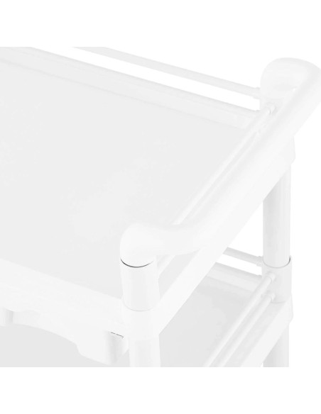 Kosmetinių procedūrų laboratorinis vežimėlis su 3 lentynomis 60 x 36 x 99 cm 30 kg