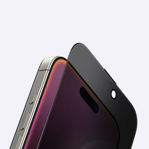 
„Titan“ privatumo stiklas, skirtas „iPhone 16“
