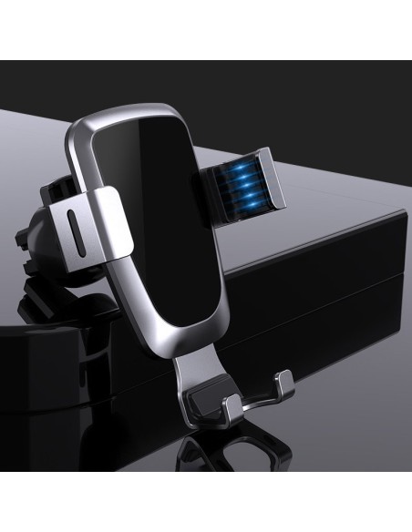 Gravitacinis išmaniojo telefono automobilinis laikiklis oro angai juodas Gravitacinis išmaniojo telefono automobilinis laikiklis oro angai juodas