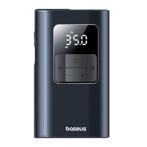 
2 viename padangų pripūtimo prietaisas su žibintuvėliu ir išorine baterija, 6000mAh, 75W, juodas
