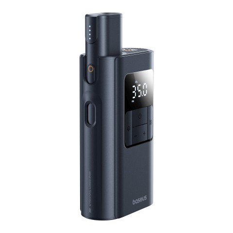 
2 viename padangų pripūtimo prietaisas su žibintuvėliu ir išorine baterija, 6000mAh, 75W, juodas
