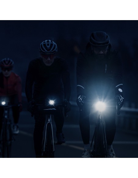 
Įkraunamas priekinis dviračio žibintas 1000 lm 2800 mAh - juodas

