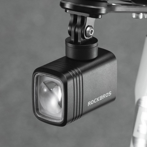 
Įkraunamas priekinis dviračio žibintas 1000 lm 2800 mAh - juodas
