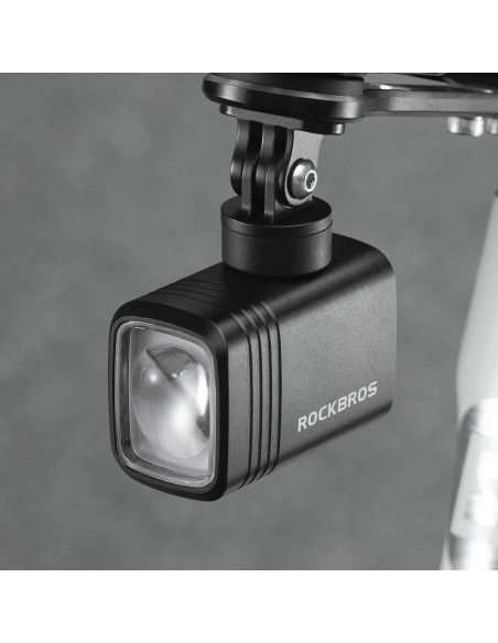 
Įkraunamas priekinis dviračio žibintas 1000 lm 2800 mAh - juodas
