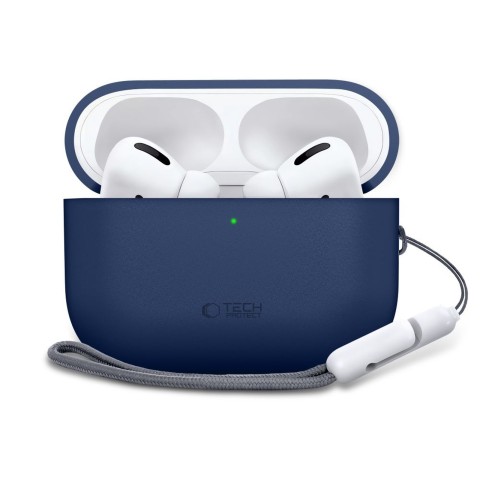 
Silikoninis dėklas, skirtas „AirPods Pro 3“ ausinėms – tamsiai mėlynas
