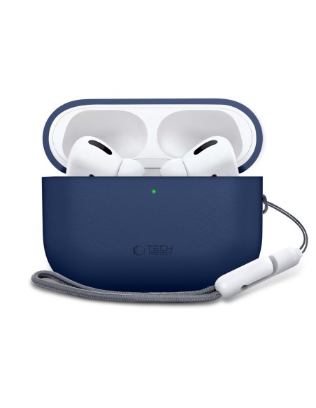 
Silikoninis dėklas, skirtas „AirPods Pro 3“ ausinėms – tamsiai mėlynas
