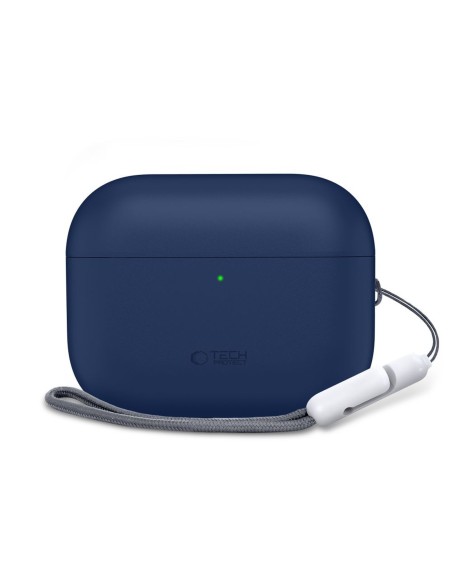 
Silikoninis dėklas, skirtas „AirPods Pro 3“ ausinėms – tamsiai mėlynas
