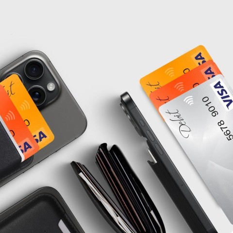 
MagWallet MagSafe magnetinė telefono piniginė – oranžinė
