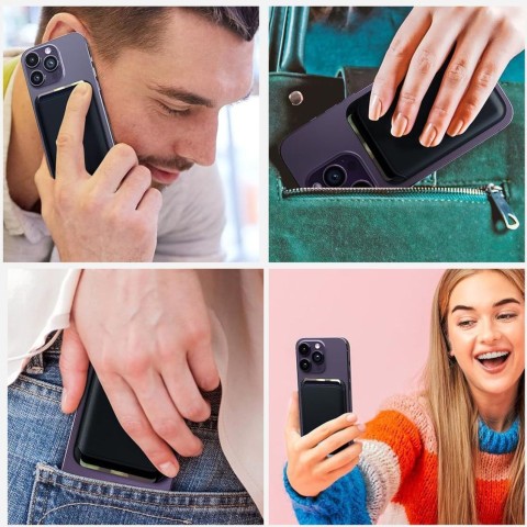 
MagWallet MagSafe magnetinė telefono piniginė – oranžinė

