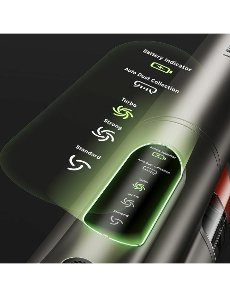 
UWANT V500 belaidis vertikalus dulkių siurblys – pilkas
