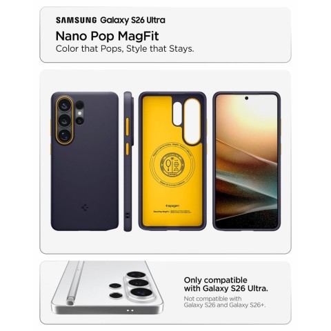 
Samsung Galaxy S26 Ultra Nano Pop Mag MagSafe dėklas – mėlynas
