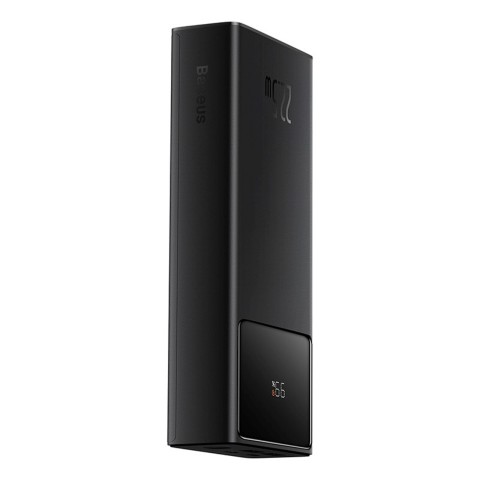 
20000mAh USB-A USB-C nešiojamas įkroviklis su ekrano laidu, 22,5 W, juodas

