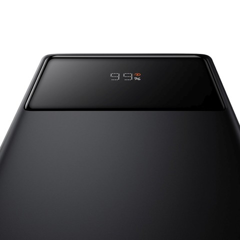 
20000mAh USB-A USB-C nešiojamas įkroviklis su ekrano laidu, 22,5 W, juodas
