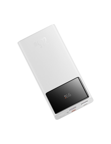 
10000mAh USB-A USB-C su ekrano laidu 22,5 W - balta
