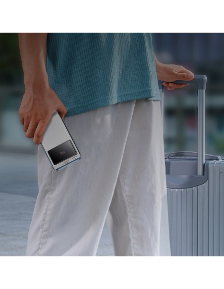 
10000mAh USB-A USB-C su ekrano laidu 22,5 W - balta
