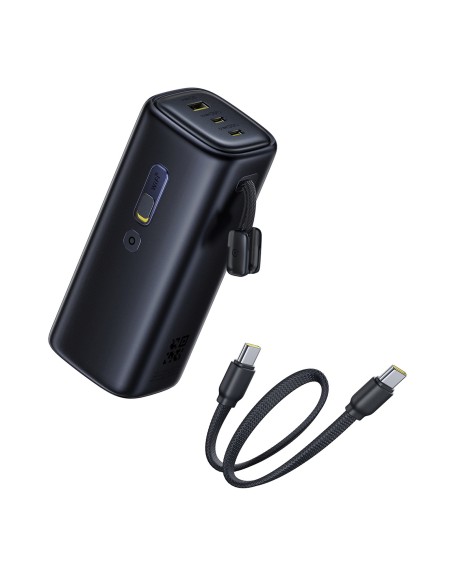 
Nešiojamoji baterija 20000mAh USB-A USB-C su Wi-Fi 67W - juoda
