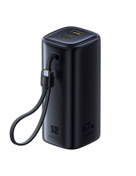 
Nešiojamoji baterija 20000mAh USB-A USB-C su Wi-Fi 67W - juoda
