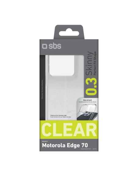 
„Motorola Edge 70“ plonas dėklas – skaidrus
