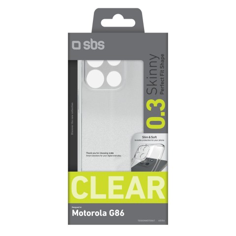 
Motorola Moto G86 plonas dėklas - permatomas
