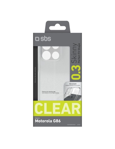 
Motorola Moto G86 plonas dėklas - permatomas
