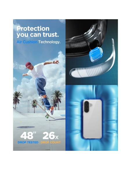 
Samsung Galaxy A57 5G Ultra Hybrid dėklas - skaidrus
