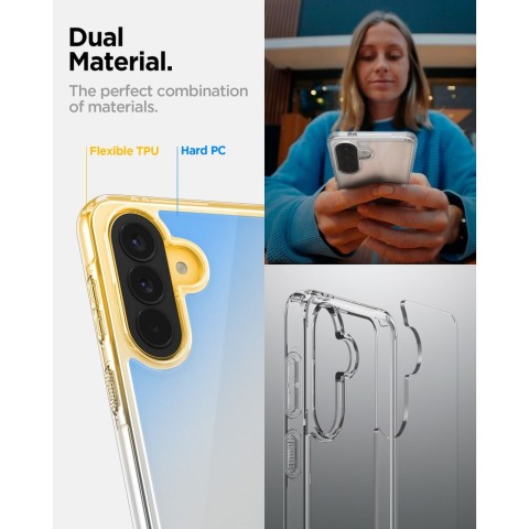 
Samsung Galaxy A57 5G Ultra Hybrid dėklas - skaidrus
