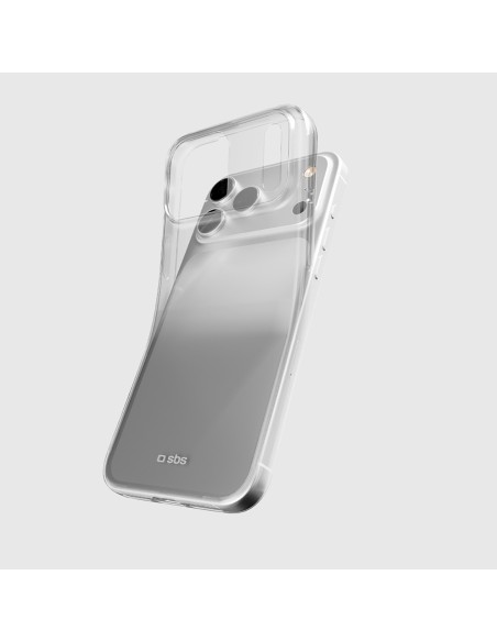 
„iPhone 17 Pro“ plonas dėklas – permatomas
