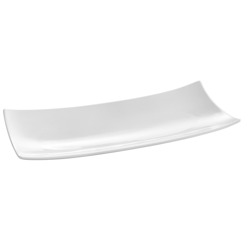 Dekoratyvinis stačiakampis serviravimo indas BARKA 218x105mm baltas porcelianas - Hendi 785546 Dekoratyvinis stačiakampis serviravimo indas BARKA 218x105mm baltas porcelianas - Hendi 785546