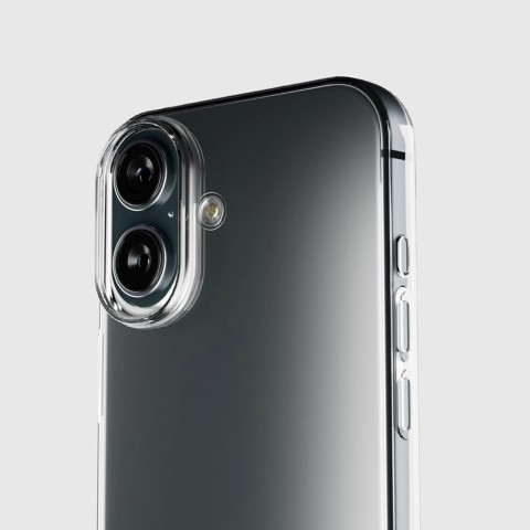 
„iPhone 16“ plonas dėklas – permatomas
