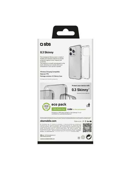 
„iPhone 16 Pro“ plonas dėklas – permatomas
