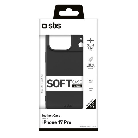 
„iPhone 17 Pro Instinct“ dėklas – juodas
