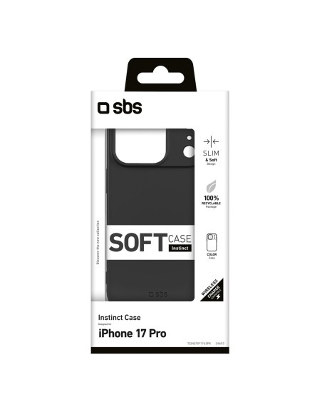 
„iPhone 17 Pro Instinct“ dėklas – juodas
