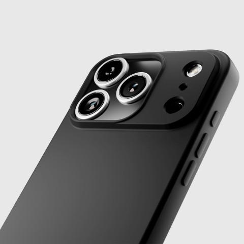 
„iPhone 17 Pro Max Instinct“ dėklas – juodas
