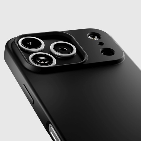 
„iPhone 17 Pro Max Instinct“ dėklas – juodas
